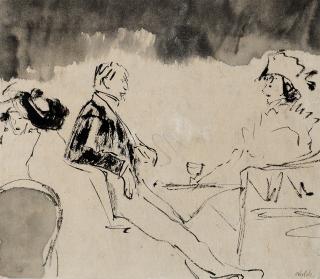 Emil Nolde - Im Café