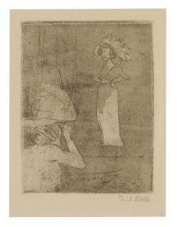 Emil Nolde - Im Kabarett Ii (Schiefler 178)