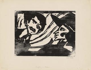 Emil Nolde - Jüngling und Mädchen.