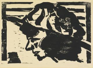 Emil Nolde - Junges Mädchen I (Schiefler 106.Ii)