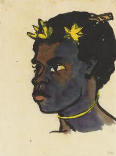 Emil Nolde - Kopf Einer Frau (Head Of A Woman)