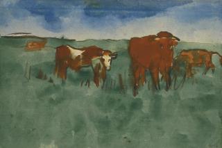 Emil Nolde - Kühe Auf Der Weide (Cows At Pasture)