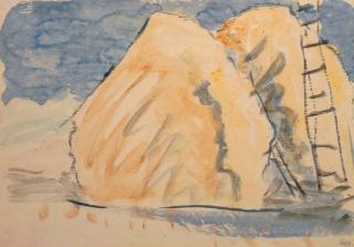 Emil Nolde - Landschaft Mit Korndienen