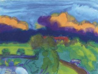 Emil Nolde - Landschaft Nordfriesland