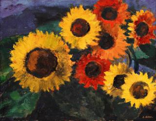 Emil Nolde - Leuchtende Sonnenblumen (Shining Sunflowers)