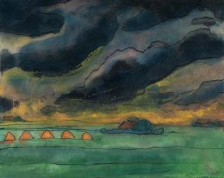Emil Nolde - Marschlandschaft