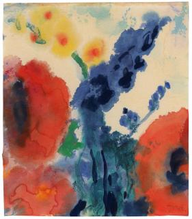 Emil Nolde - Mohn und Rittersporn