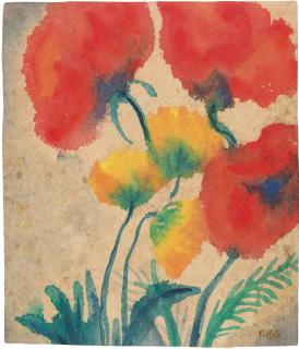 Emil Nolde - Mohnblumen.