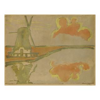 Emil Nolde - Mühle Am Wasser (Sch. L 82)