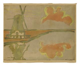 Emil Nolde - Mühle Am Wasser (Schiefler L 82)