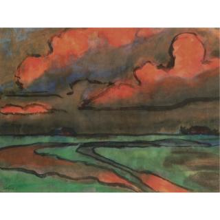 Emil Nolde - Rote Wolken (Red Clouds)