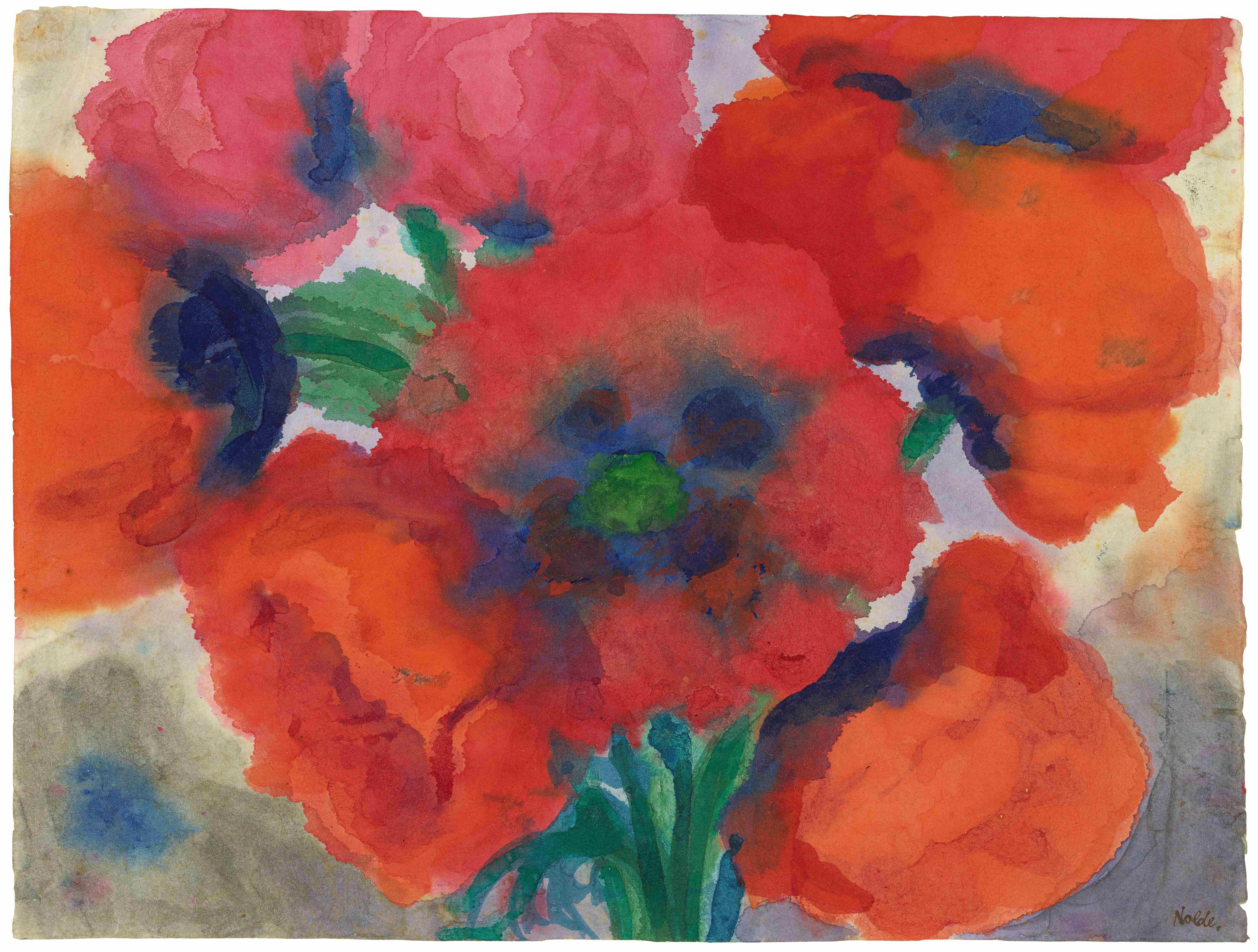 Emil Nolde - Roter Mohn