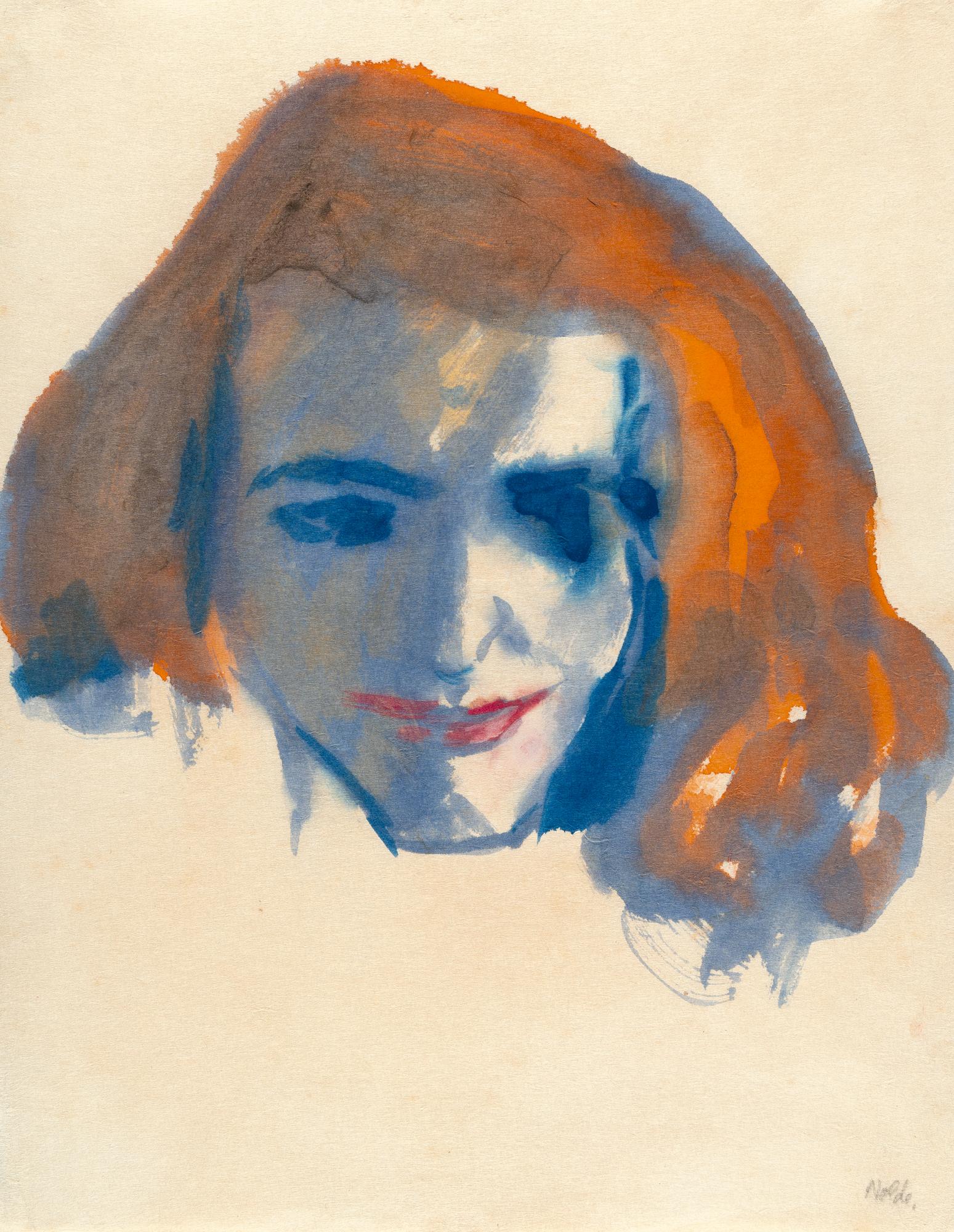 Emil Nolde - Rothaarige (Stephanie Wiesand)