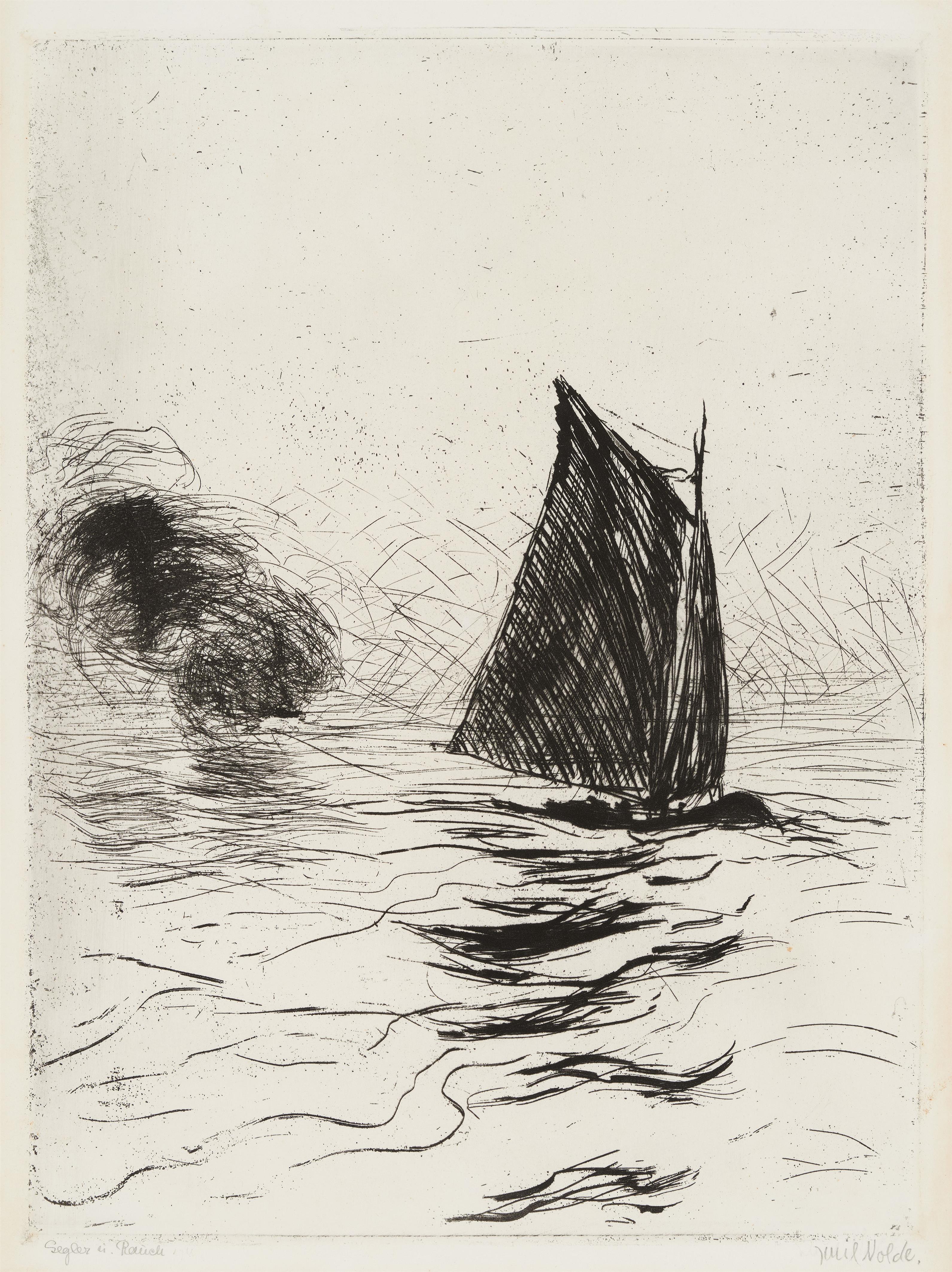 Emil Nolde - Segler und Rauch
