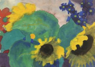 Emil Nolde - Sonnenblumen