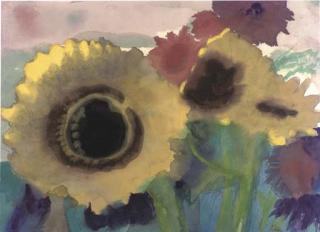 Emil Nolde - Sonnenblumen