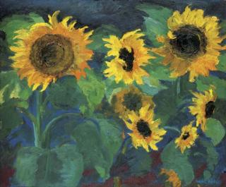 Emil Nolde - Sonnenblumenbild I