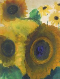Emil Nolde - Tournesols