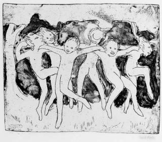 Emil Nolde - Waldkinder (Schiefler, Mosel and Urban E161 IV)