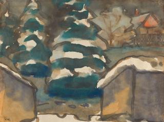 Emil Nolde - Winterlandschaft.