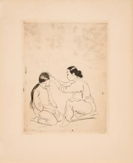 Emil Orlik - Zwei Japanerinnen.