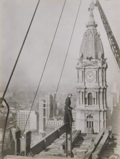 Emil Otto Hoppé - Skyscraper Construction, Philadelphia, 1926