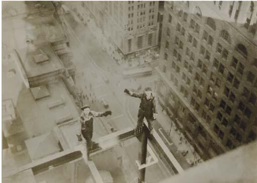 Emil Otto Hoppé - Steel Workers, Lincoln Liberty Building, Philadelphia, 1926