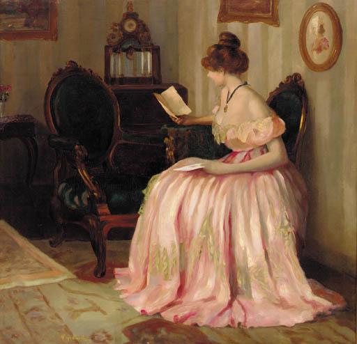 Emil Pap - Reading a letter