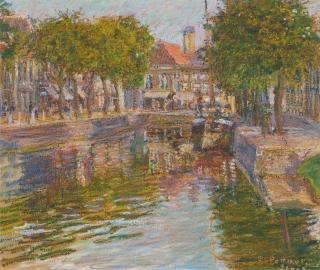 Emil Pottner - Kanal in Sluis.