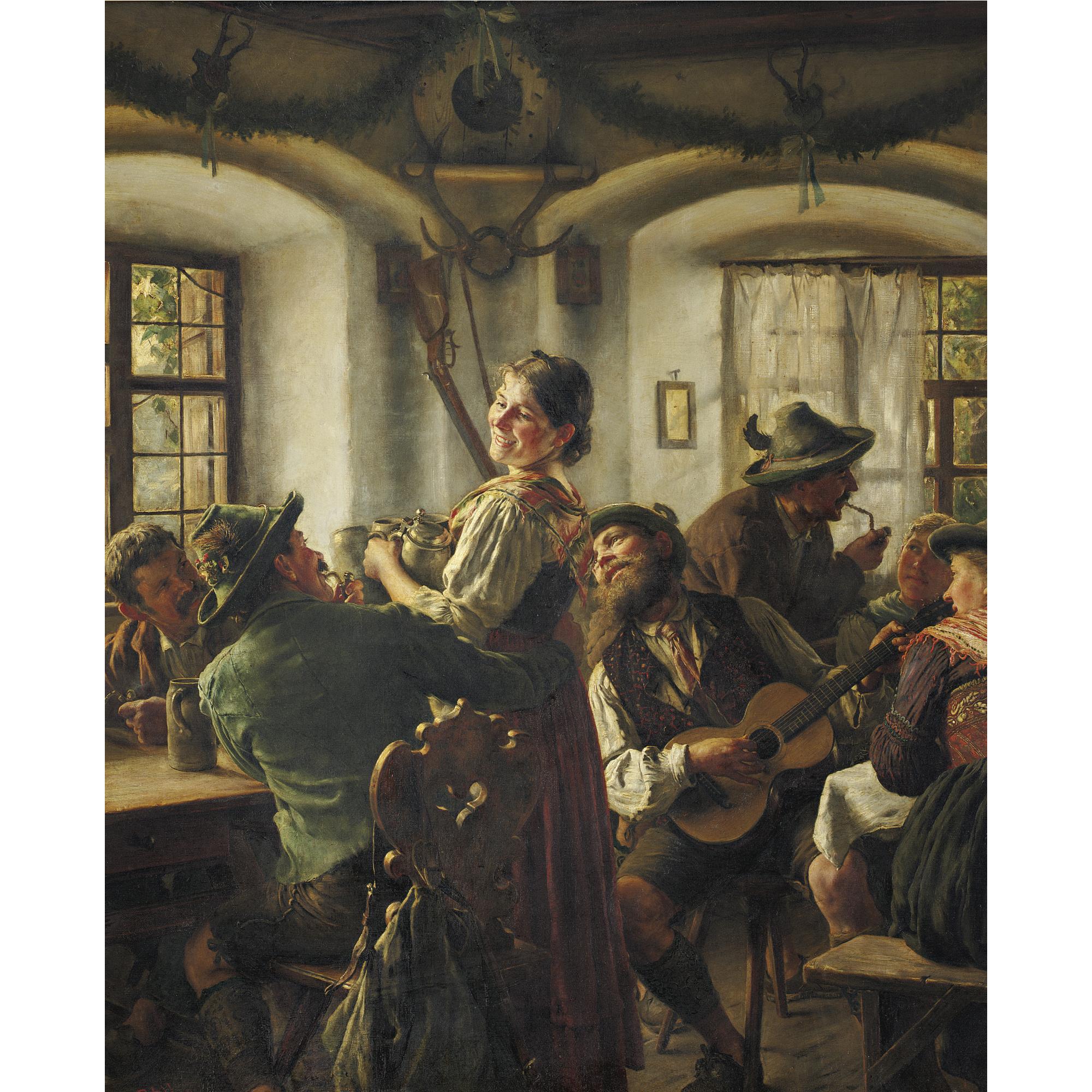 Emil Rau - Inside A Bavarian Tavern