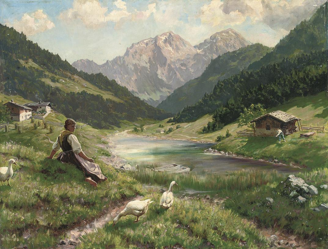 Emil Rau - Summer in the Alps