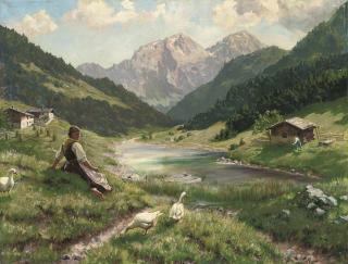 Emil Rau - Summer in the Alps