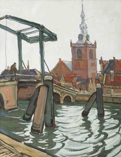 Emil Rizek - Drawbridge in Schiedam