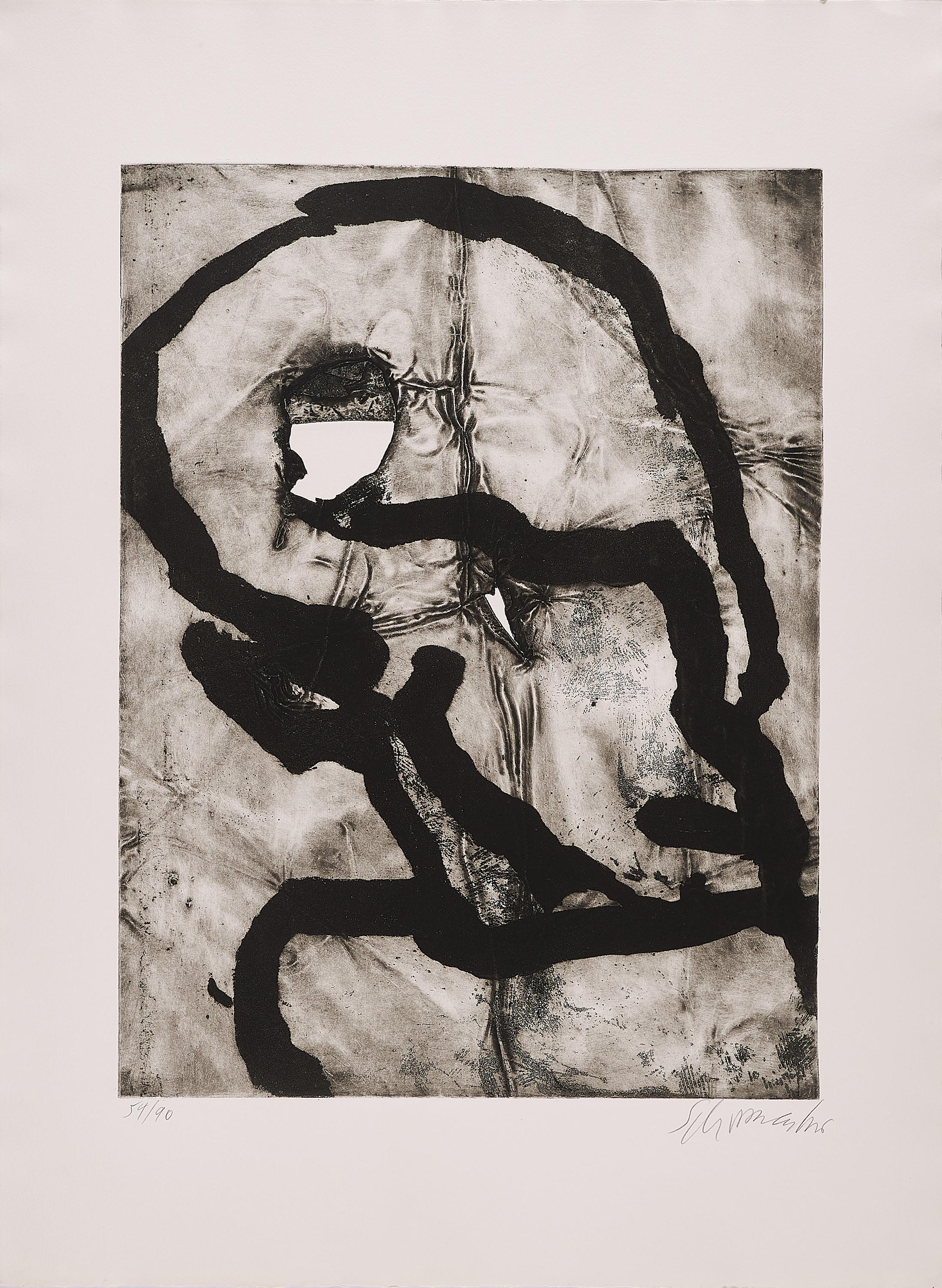 Emil Schumacher - Aus: Hommage à Picasso.