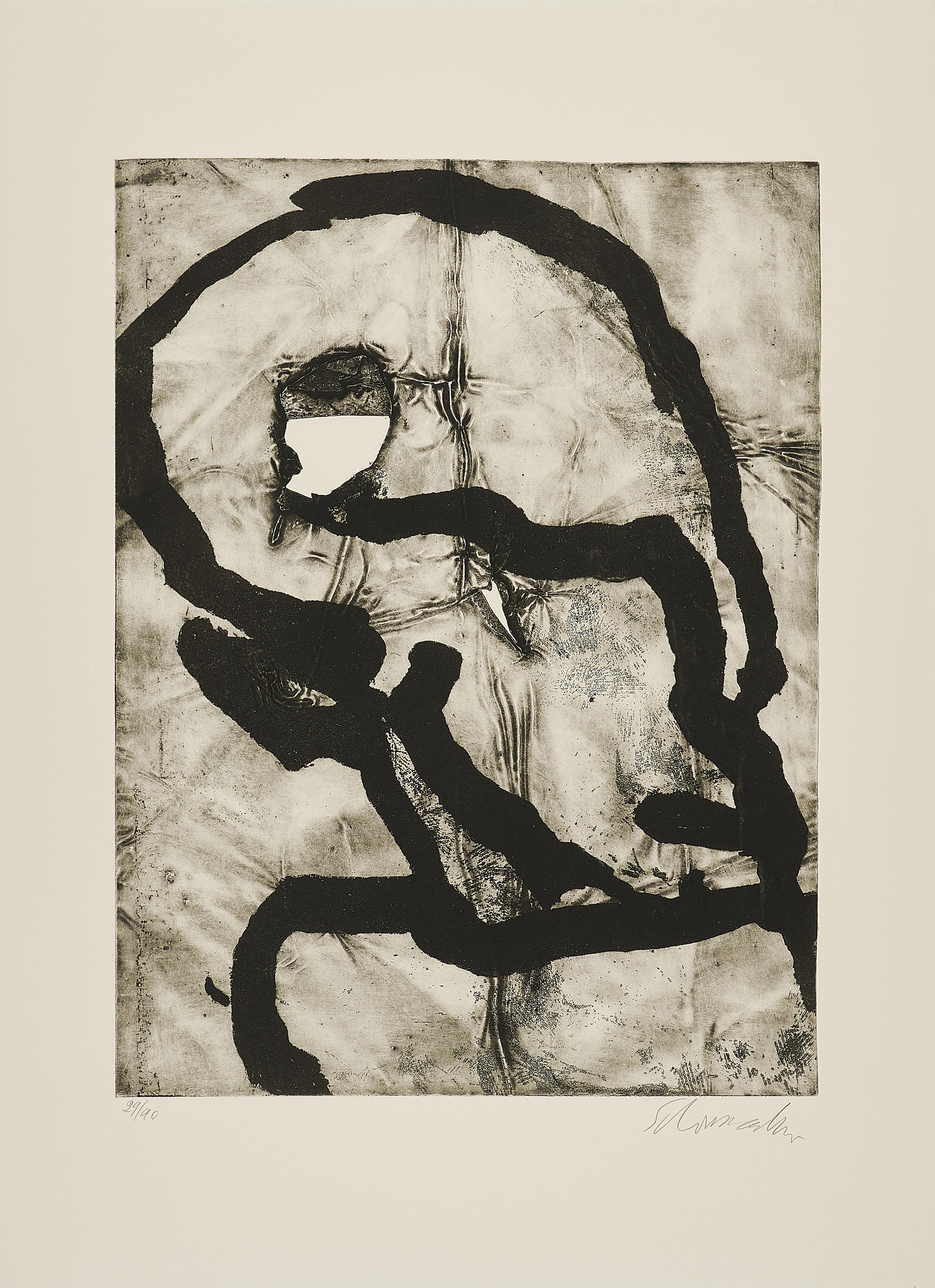 Emil Schumacher - Aus: Hommage à Picasso.