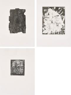 Emil Schumacher - Konvolut von 3 Radierungen