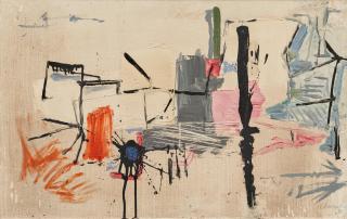 Emil Schumacher - Ohne Titel (Spontan gesetzt).