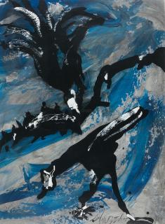 Emil Schumacher - Ohne Titel.