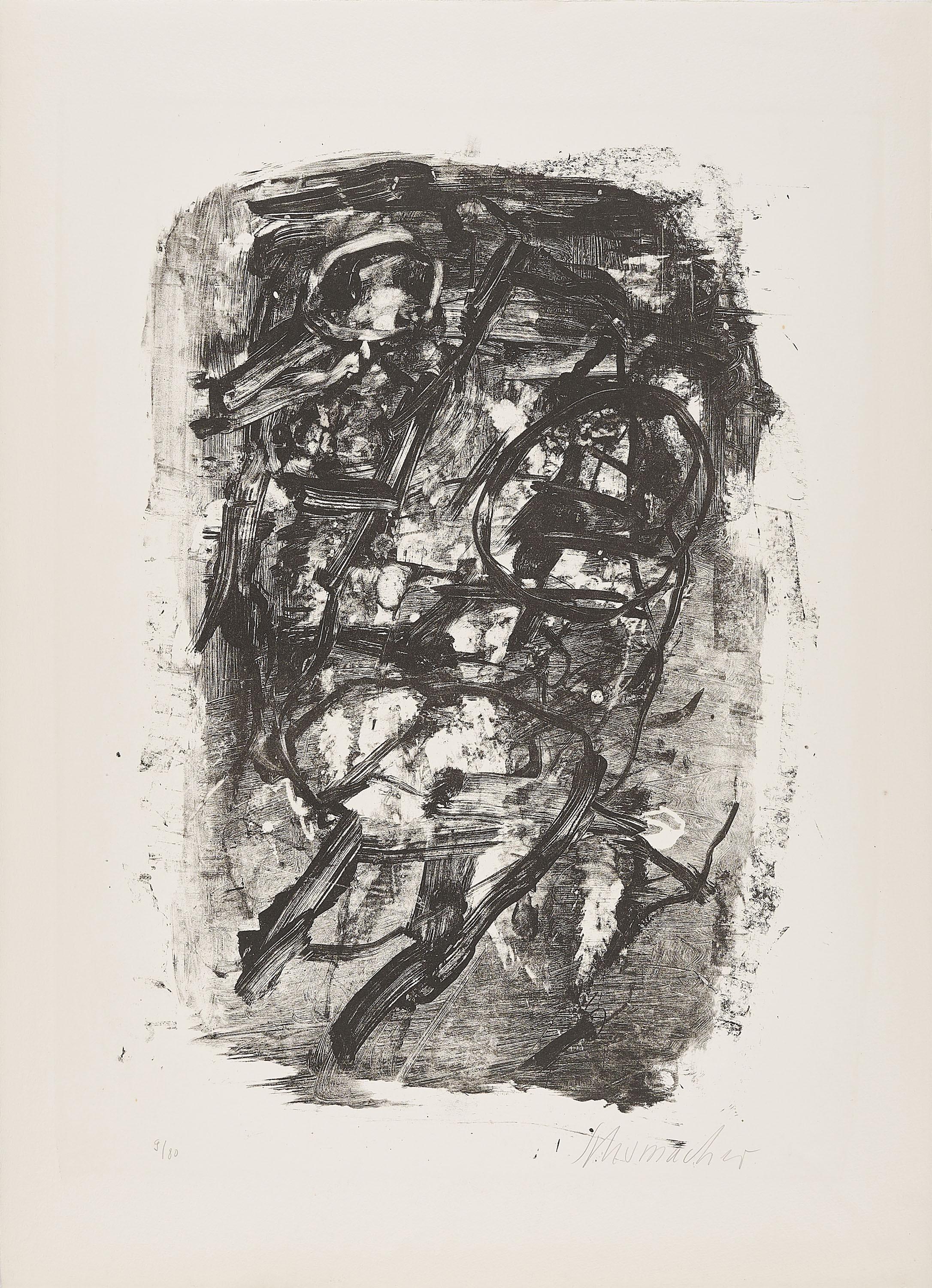 Emil Schumacher - Ohne Titel.