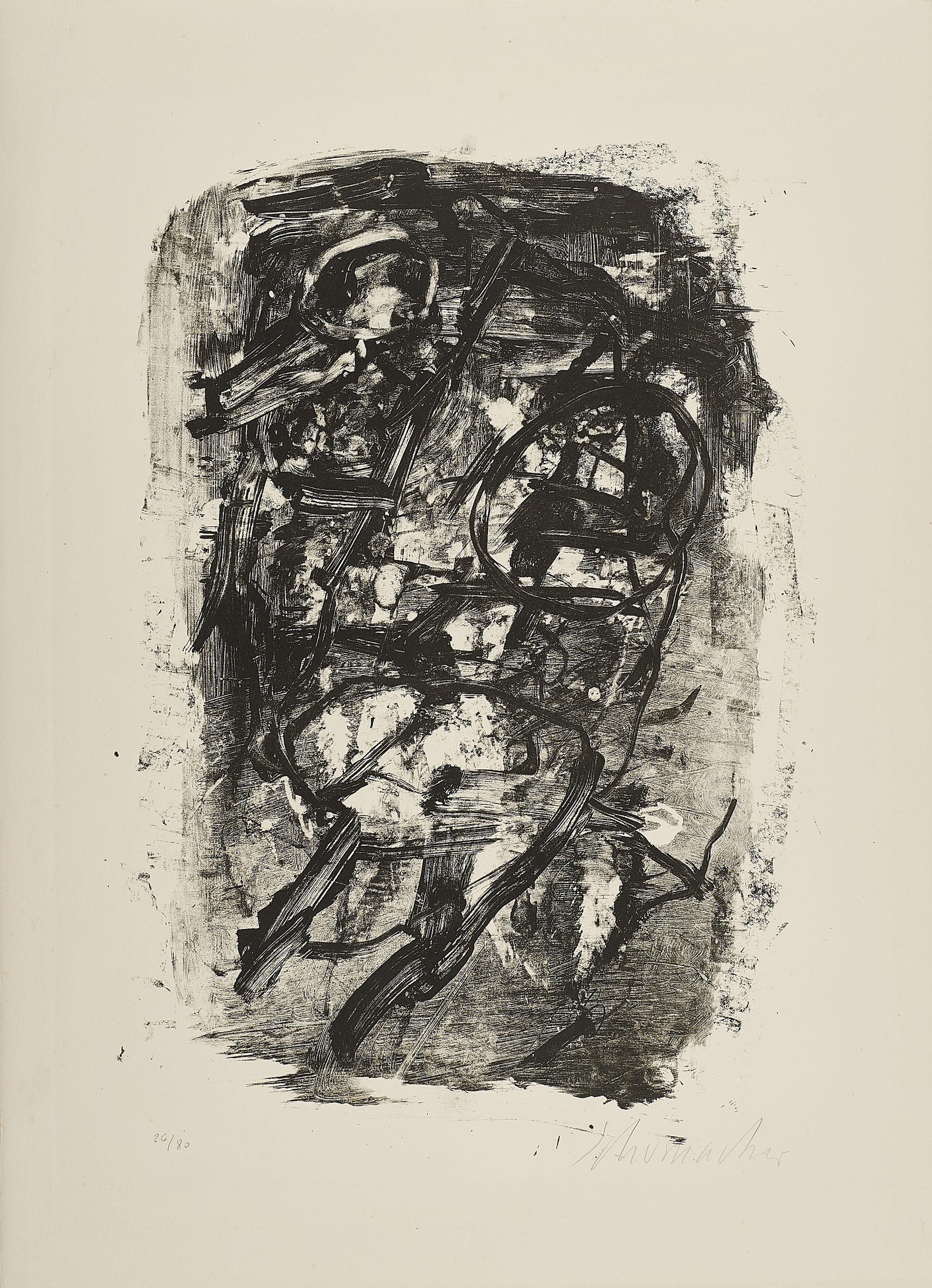 Emil Schumacher - Ohne Titel.