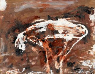 Emil Schumacher - Recto – verso: Ohne Titel