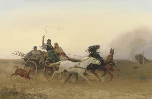 Emil Volkers - Crossing the pusta in full gallop