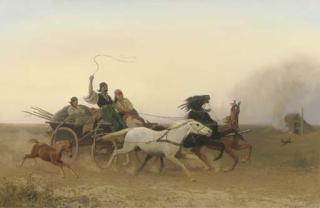 Emil Volkers - Crossing the pusta in full gallop