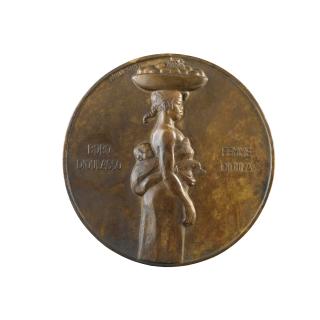 Emile Adolphe Monier - Huit Médaillons En Bronze Représentant Les Colonies Françaises D\'Afrique Occidentale