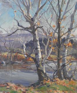 Emile Albert Gruppe - Birches, Vermont