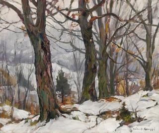 Emile Albert Gruppe - First Snow, Vt