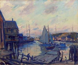 Emile Albert Gruppe - Gloucester Harbor