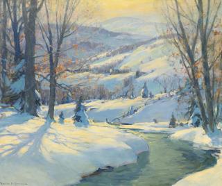 Emile Albert Gruppe - Winter In New Hampshire