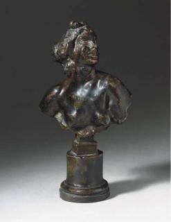 Emile-Antoine Bourdelle - Buste de jeune femme (La rieuse)