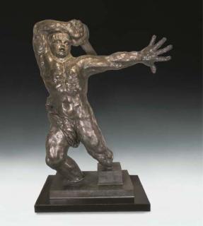 Emile-Antoine Bourdelle - Grand guerrier de Montauban avec jambe